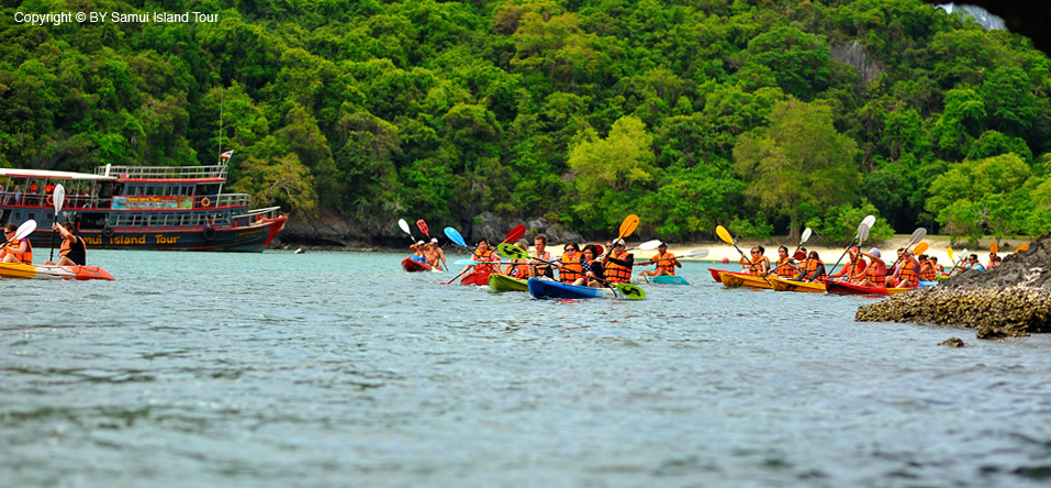 Kayaking in Angthong National Marine Park